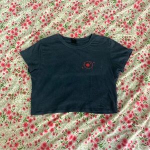 urban outfitters celestial cropped tee shirt